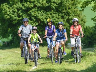 Radtour mit Familie